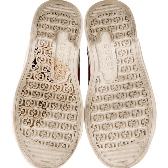 Boys Gucci canvas low top Sneaker navy Blue - Picture 3 of 3